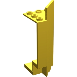 Lego panel, zeď rohová 3x3x6, žlutá (234524)
